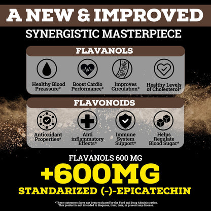 Supercharged Cocoa Flavanols + Flavonoids 1200MG